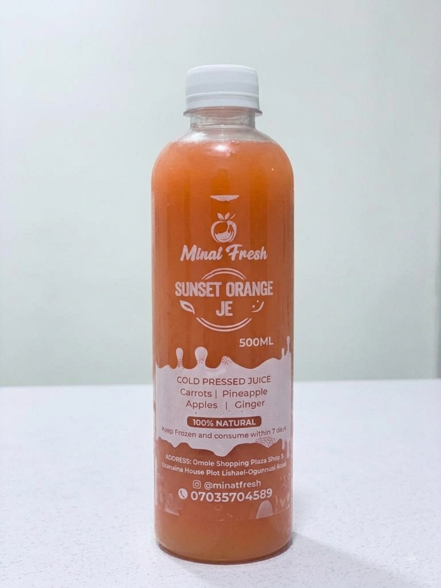 Sunset Orange JE juice